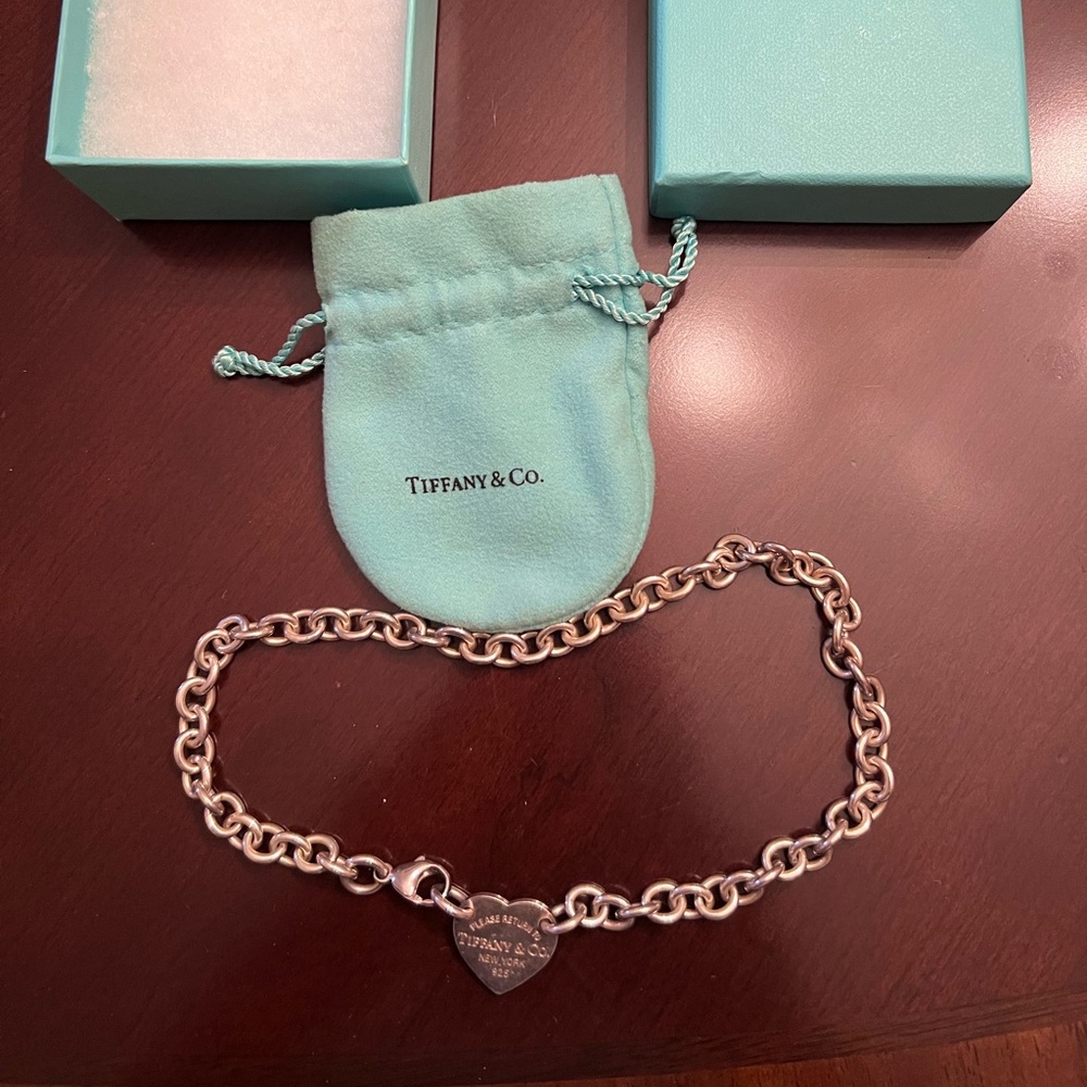 Tiffany & Co. Silver Heart Necklace